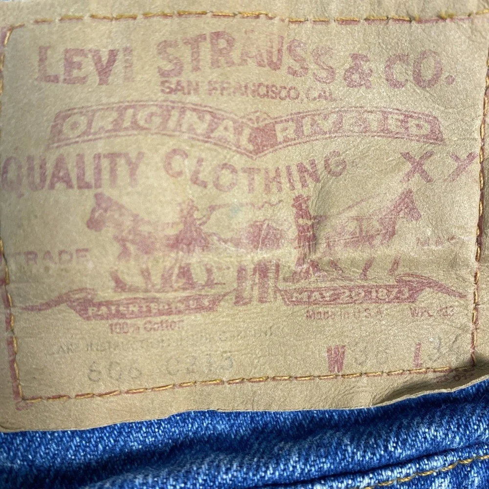 VTG Levi's 606 Men's Jeans W38 L34 Inigo 606 0213 NICE Vintage